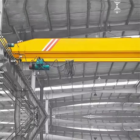 Heavy-duty Single Beam Bridge Crane with grab bucket