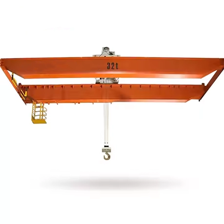 Heavy-duty double beam bridge crane for explosive zones
