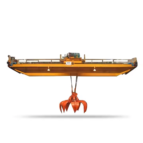 Heavy Duty Double Beam Bridge Crane in Warehouse