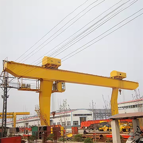 Industrial L-Style Single Girder Gantry Crane with Electric Hoist