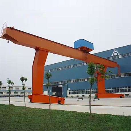Compact L-Type Gantry Crane with Integrated Hoist System