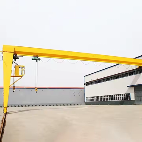 Single Girder Semi Gantry Crane for Industrial Use