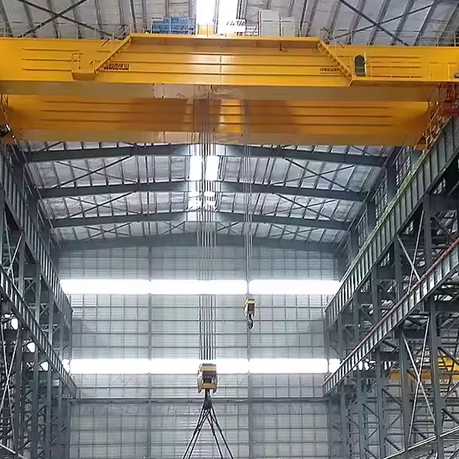Double Girder Overhead Crane with Hook for Heavy Lifting