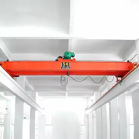 Electric Double Girder Overhead Crane for Material Handling