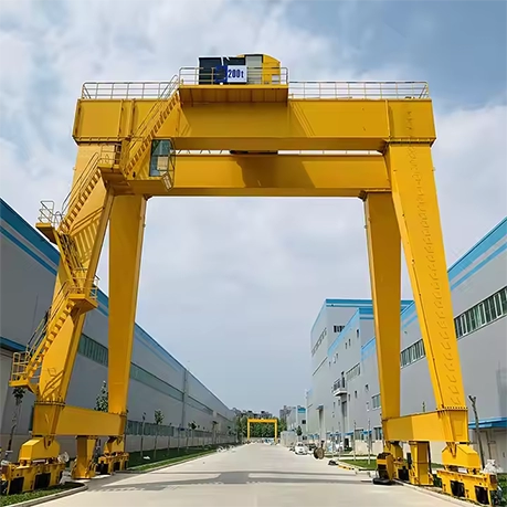 A typed Double Girder Hook Gantry Crane