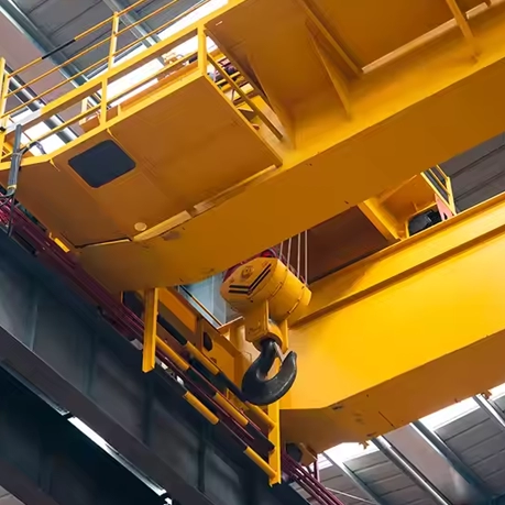 Steel Factory Double Girder Bridge Crane with Hook