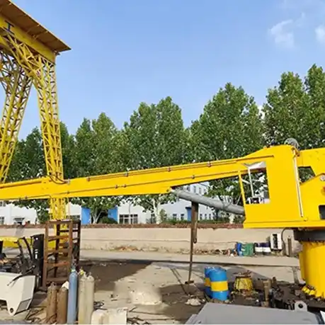 High Quality 3.2ton Knuckle Boom Marine Crane
