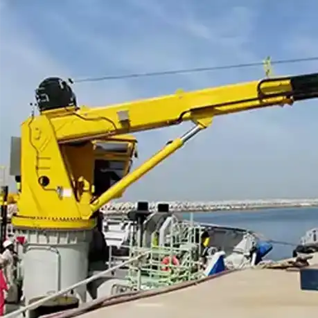 Marine Telescopic Boom Crane