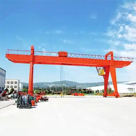 A typed Double Girder Hook Gantry Crane