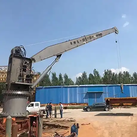 Ship-Mounted Telescopic Crane