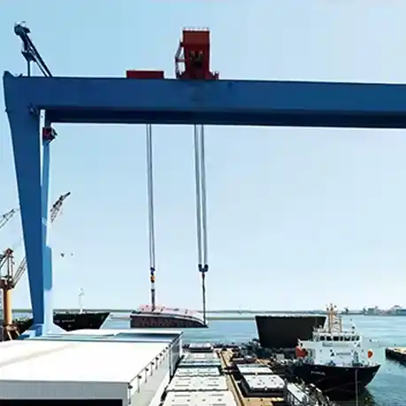 High-Capacity Marine Gantry Crane for Ship Construction