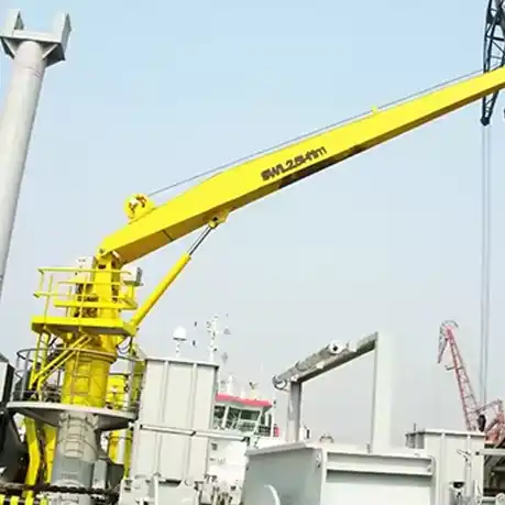 Offshore Fixed Boom Crane with high load capacity and corrosion resistance