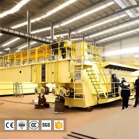 Industrial Four-Girder Overhead Crane for Foundry