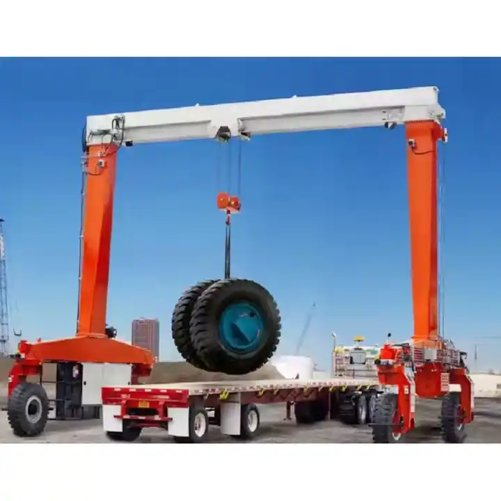 Mobile Single Girder Crane with electric hoist system