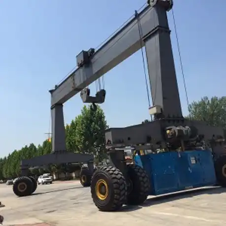Rubber-Tired Gantry Crane for warehouse material handling